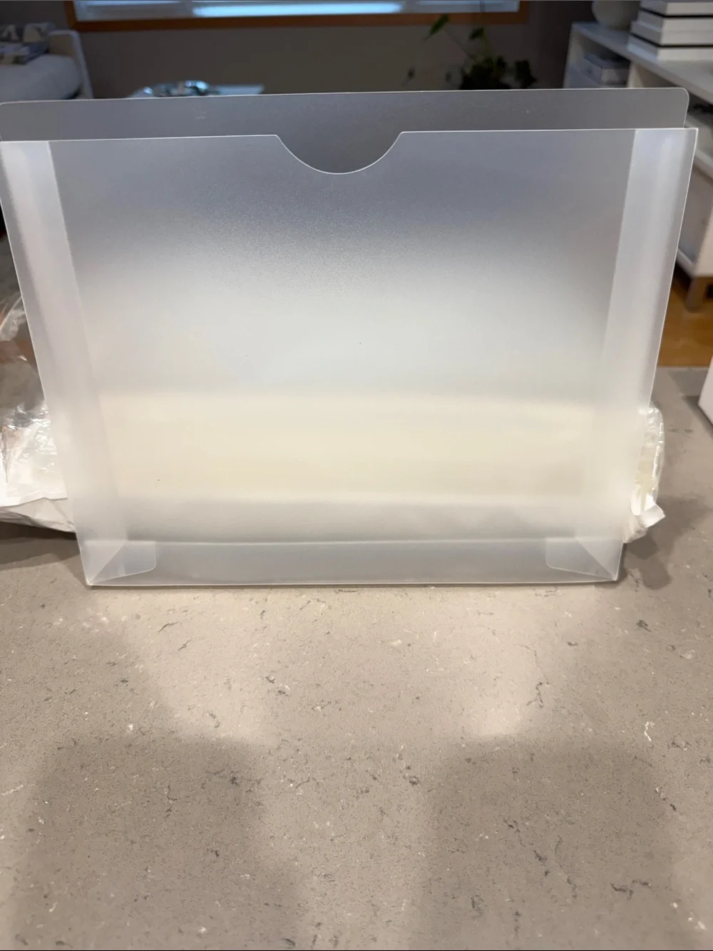 Clear poly File Jacket with Labels. Document Holders Package of 20